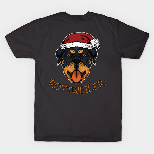 dog Rottweiler dog santa by wahyuart21